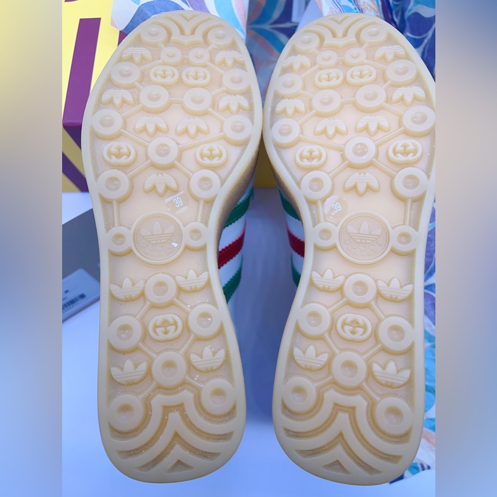 ❌SOLD❌NEW Gucci x Adidas Gazelle Leather Wedge Sneakers Size 39(9), 40(10) - Picture 10 of 12